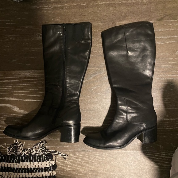 Black Heeled Boots - Picture 4 of 8